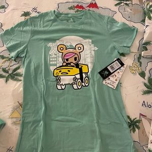 Tokidoki x gudetama sushi roll women’s tee shirt size S